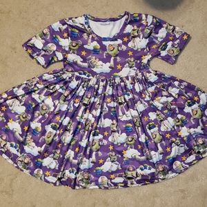 2T Girls Purple Toy Story Dress